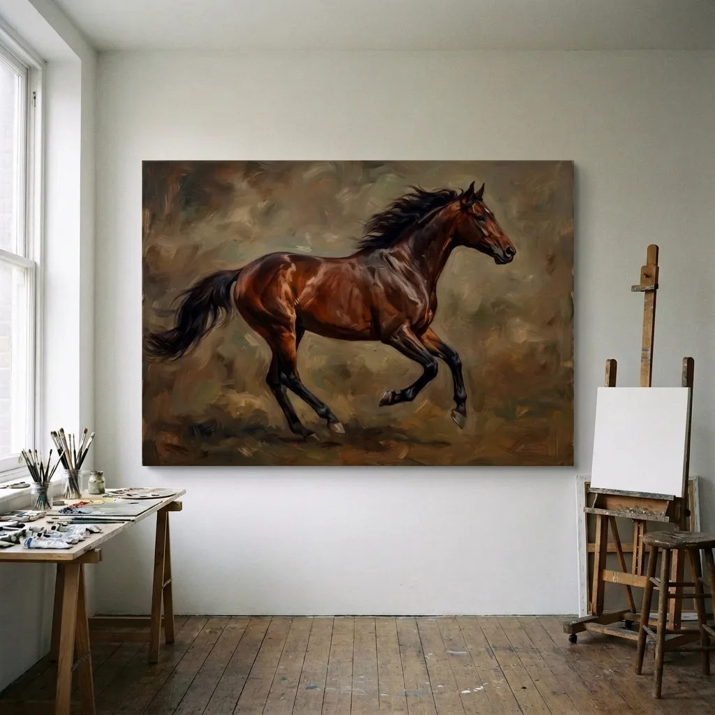 Galop wolności — we wnętrzu
