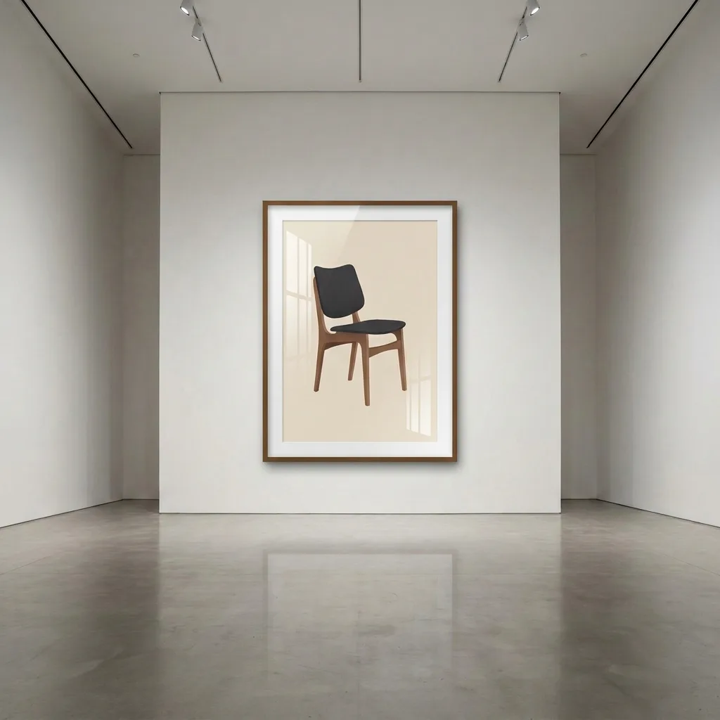 Retro Chair — in a room