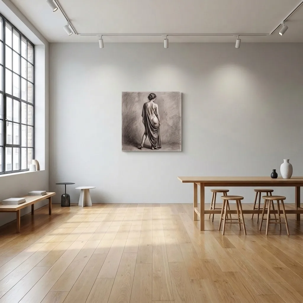 Subtiler Akt — im Interieur