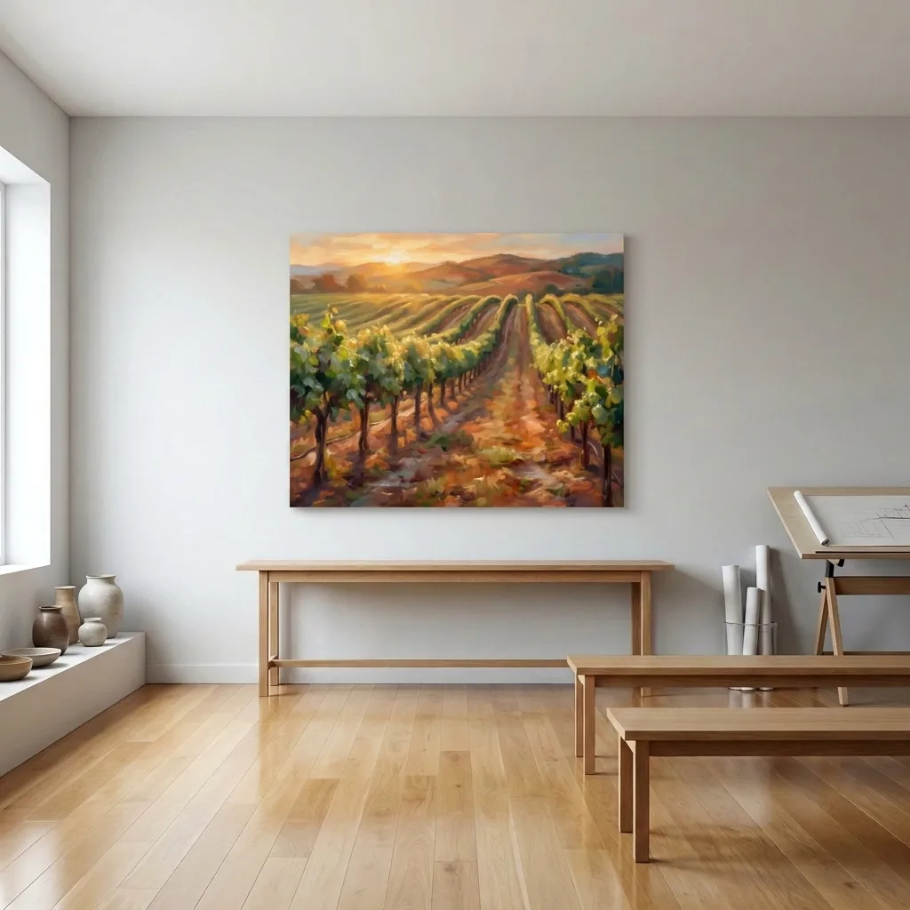 Goldener Weinberg — im Interieur