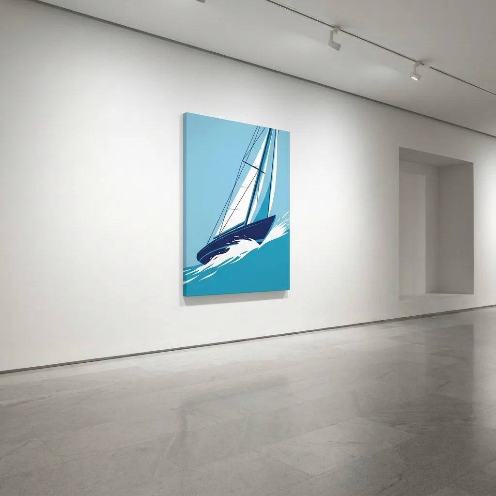 Wind in den Segeln — im Interieur