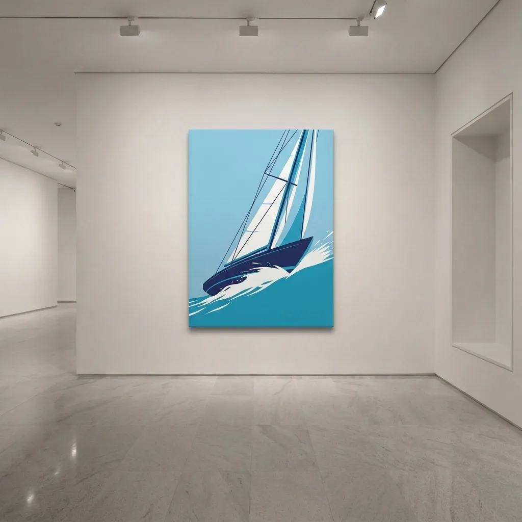 Wind in den Segeln — im Interieur