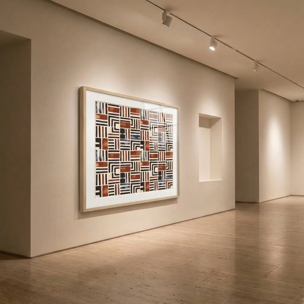 Terracotta Rhythm — in a room
