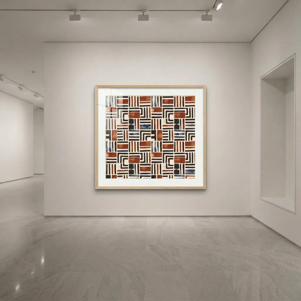 Terracotta Rhythm — in a room