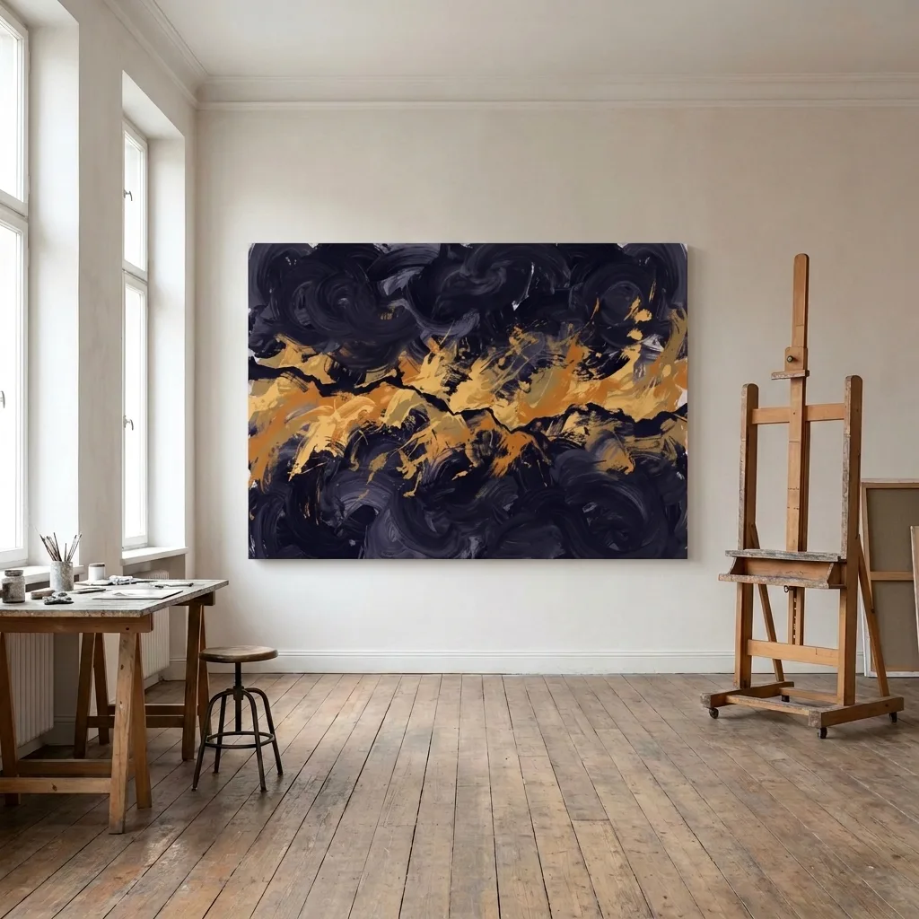 Goldener Sturm — im Interieur