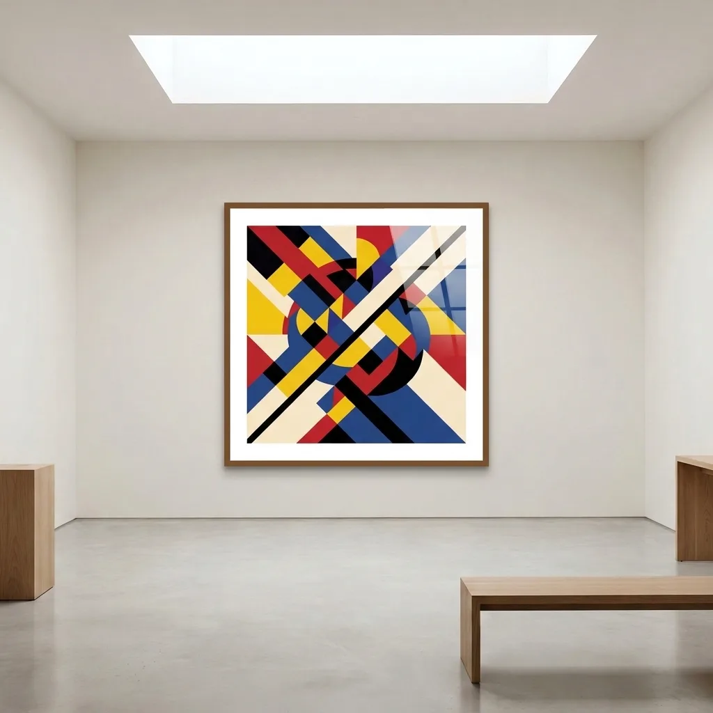 Barevná geometrie — v interiéru