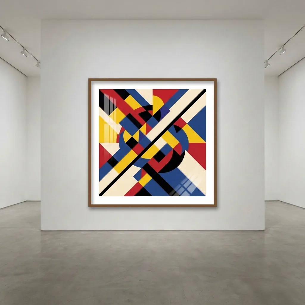 Barevná geometrie — v interiéru