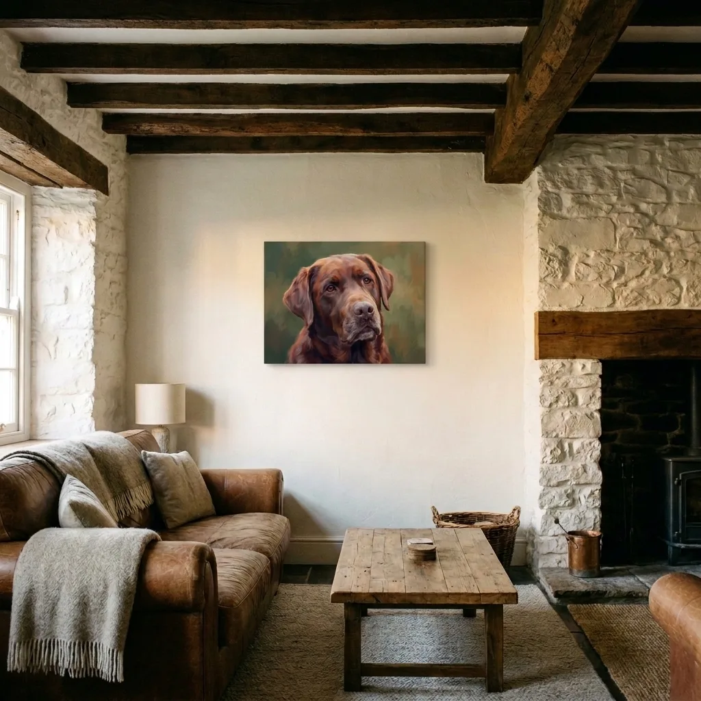 Faithful Gaze — in a room