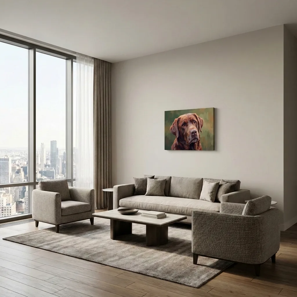 Faithful Gaze — in a room