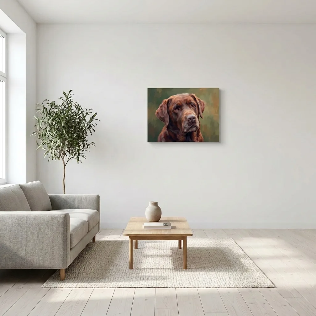 Faithful Gaze — in a room