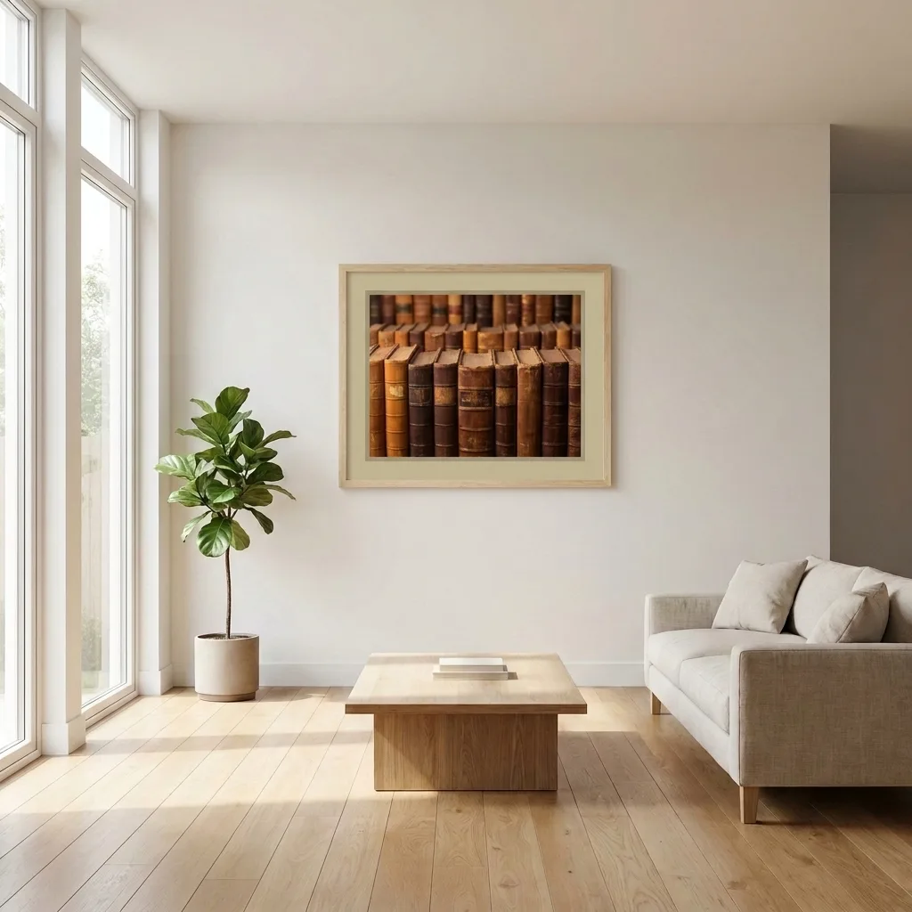 The Library of Time — in a room