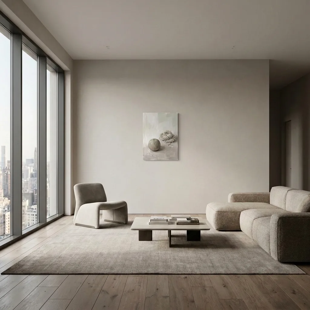 The Silence of Matter — in a room
