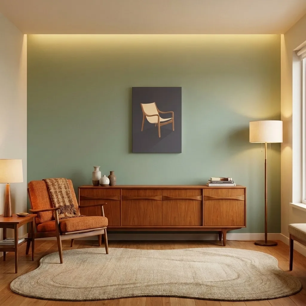 Calmness of form — in a room