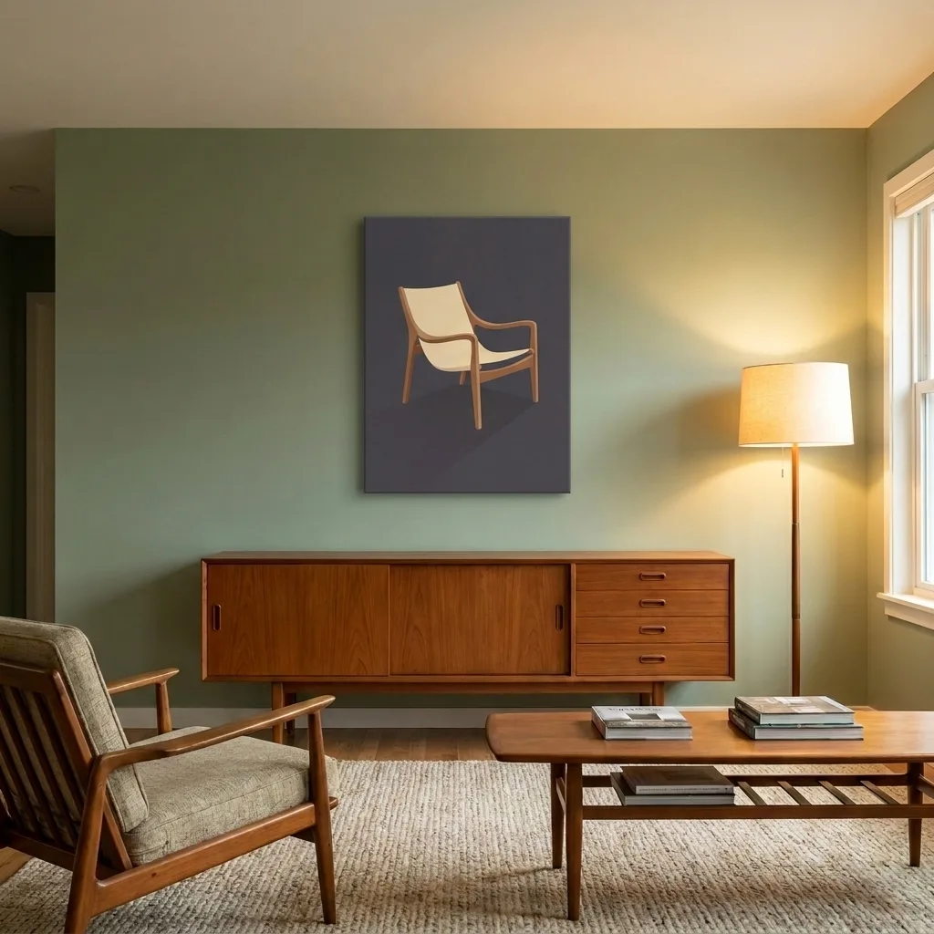 Calmness of form — in a room