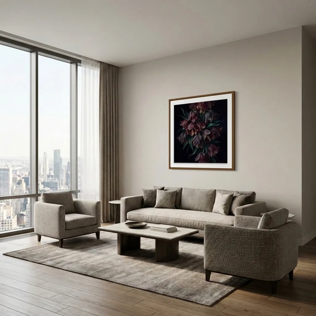 Purpurnes Notturno — im Interieur