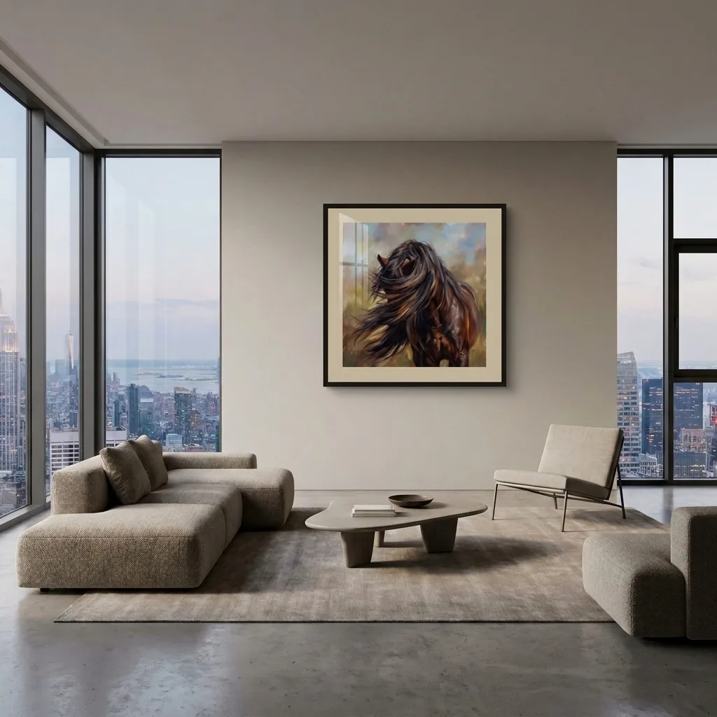 Wind in der Mähne — im Interieur