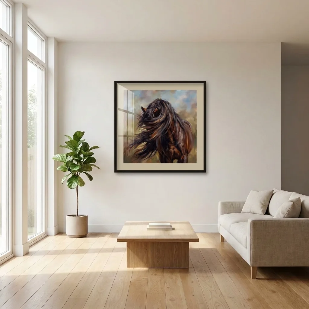 Wind in der Mähne — im Interieur