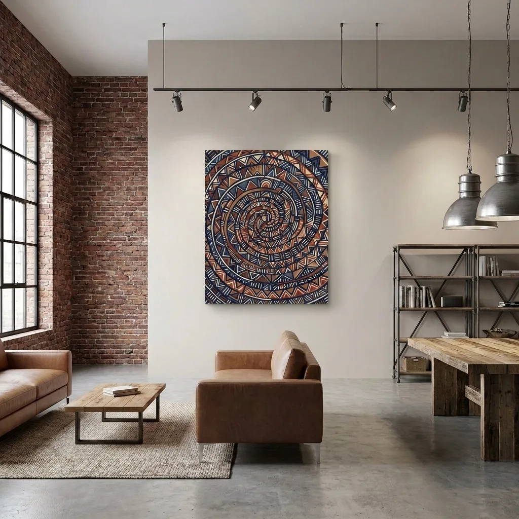 Ethnic Labyrinth — in a room