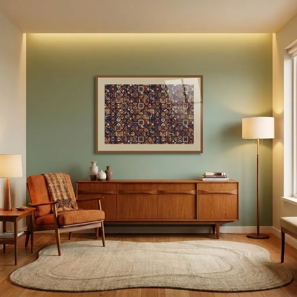 Earthy Mosaic — in a room