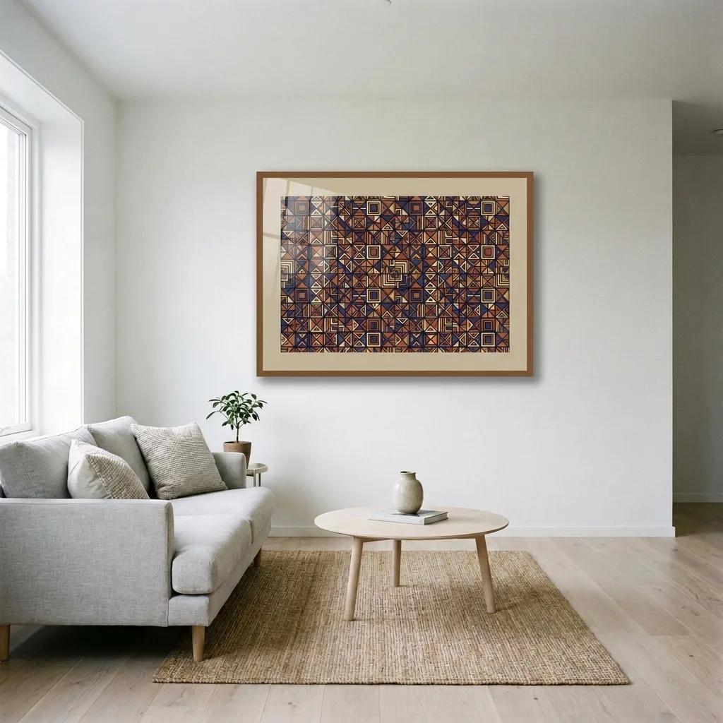 Earthy Mosaic — in a room
