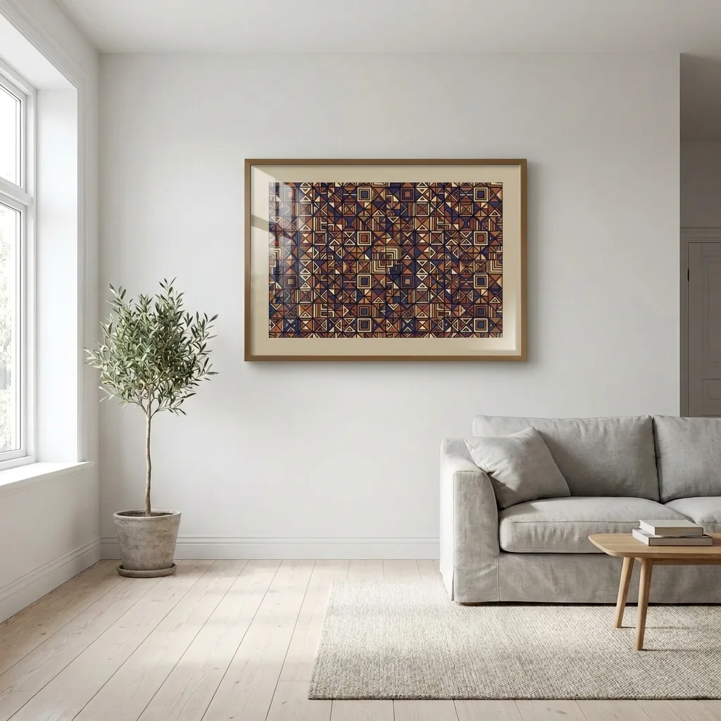 Earthy Mosaic — in a room