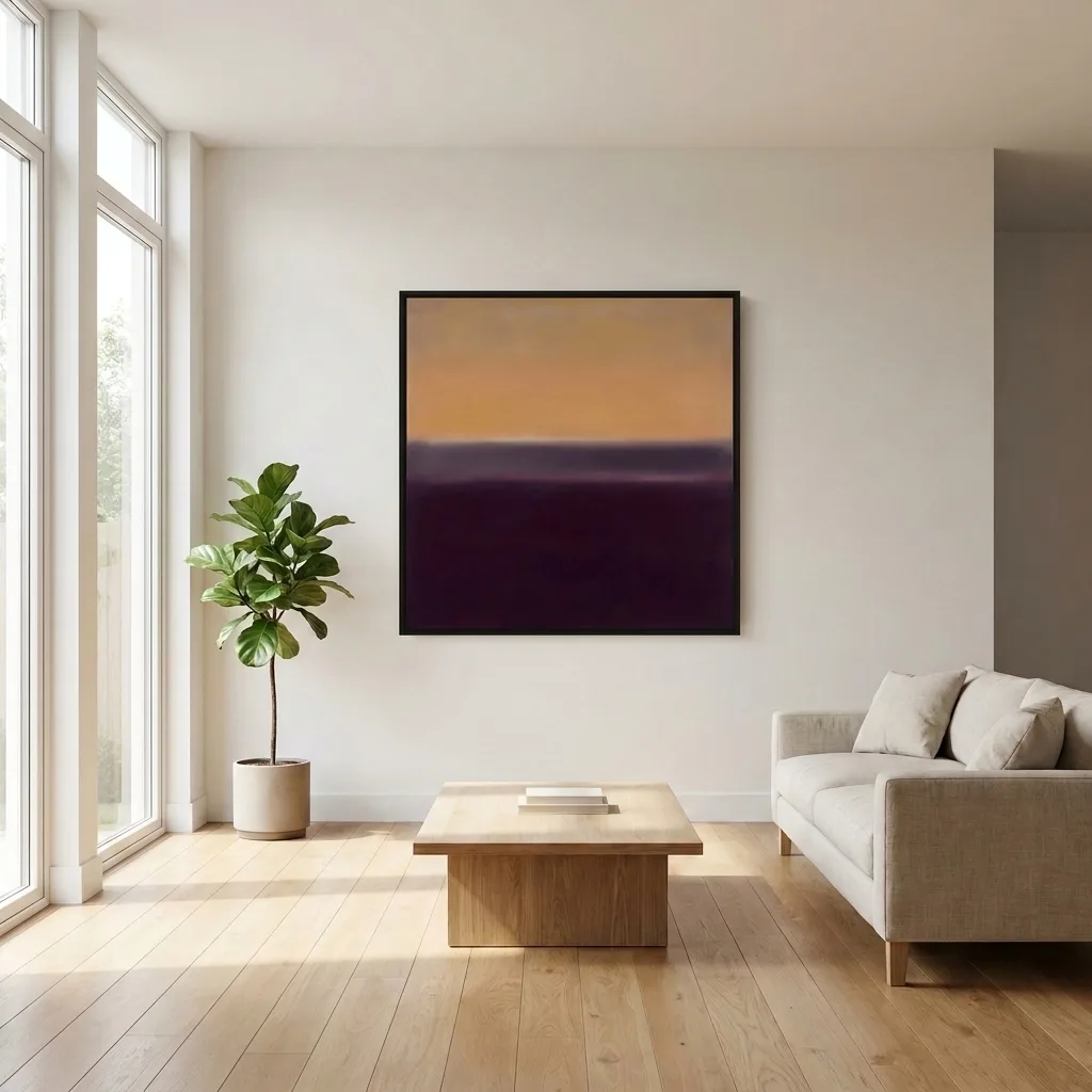 Silence of the distance — in a room