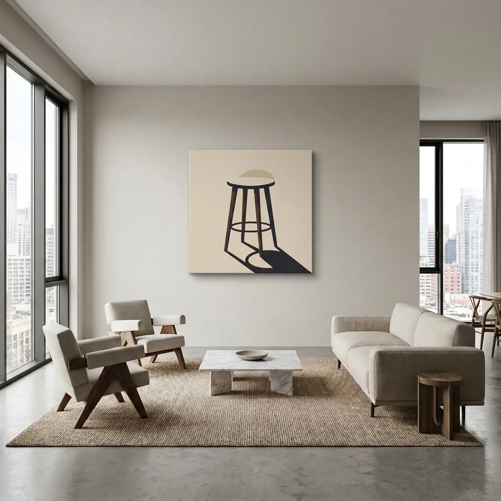 Shadow and Form — in a room