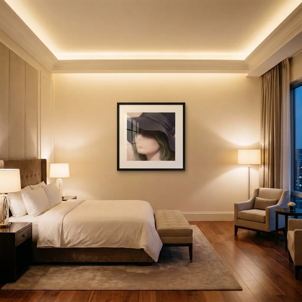 Portrait in the Shadows — in a room