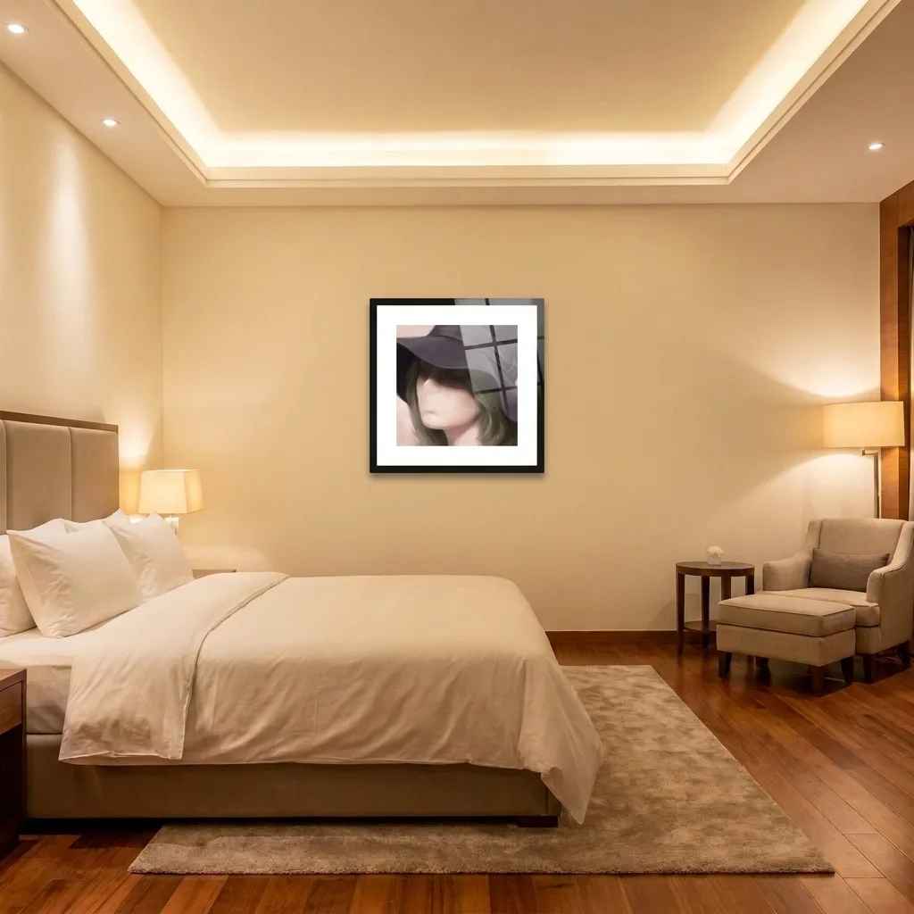 Portrait in the Shadows — in a room
