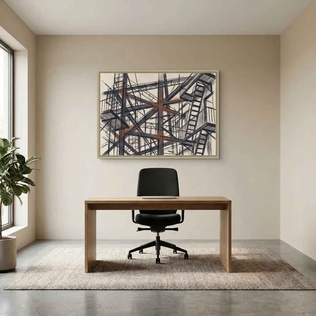Architectural sketch — in a room