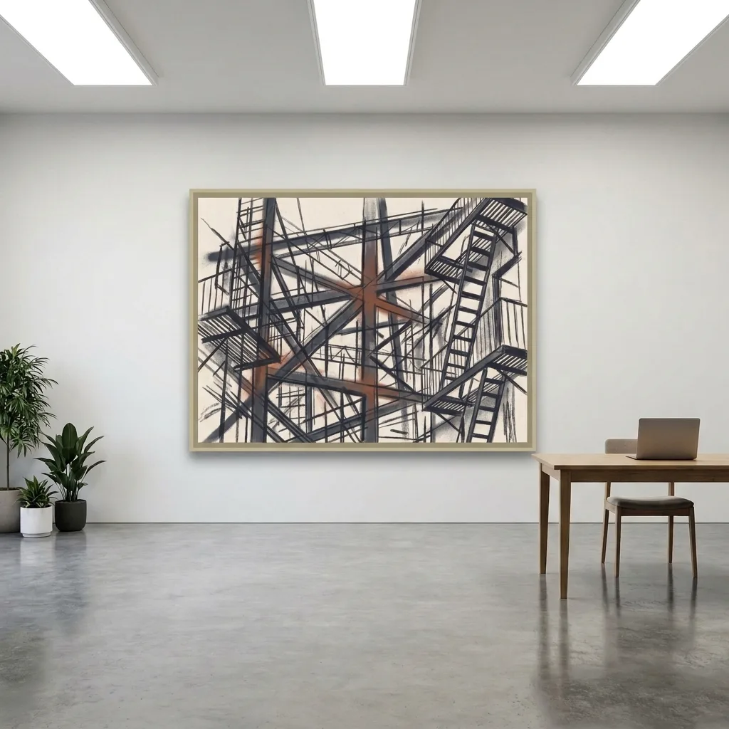 Architectural sketch — in a room
