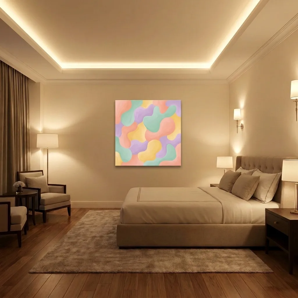 Pastellformen — im Interieur
