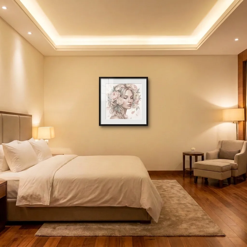 Pastel Muse — in a room
