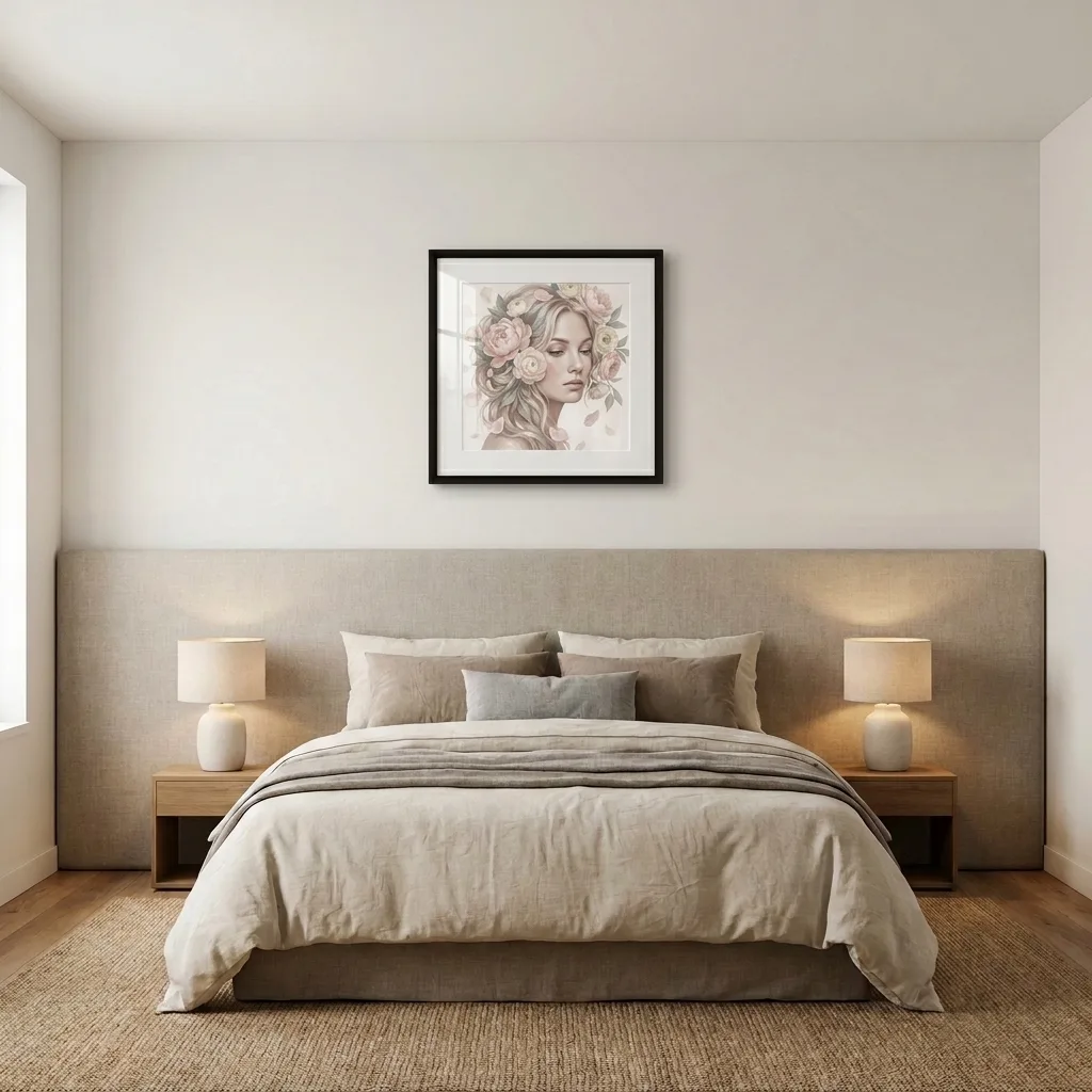 Pastel Muse — in a room