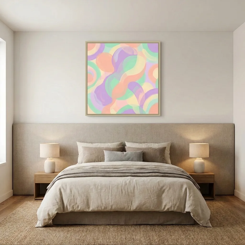 Pastel Harmony stain — in a room