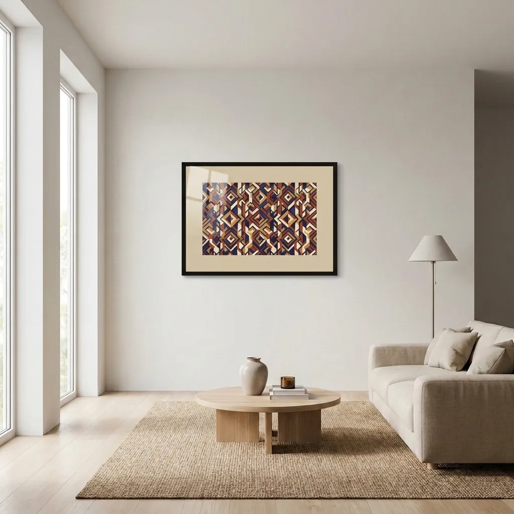 Geometric cadence — in a room