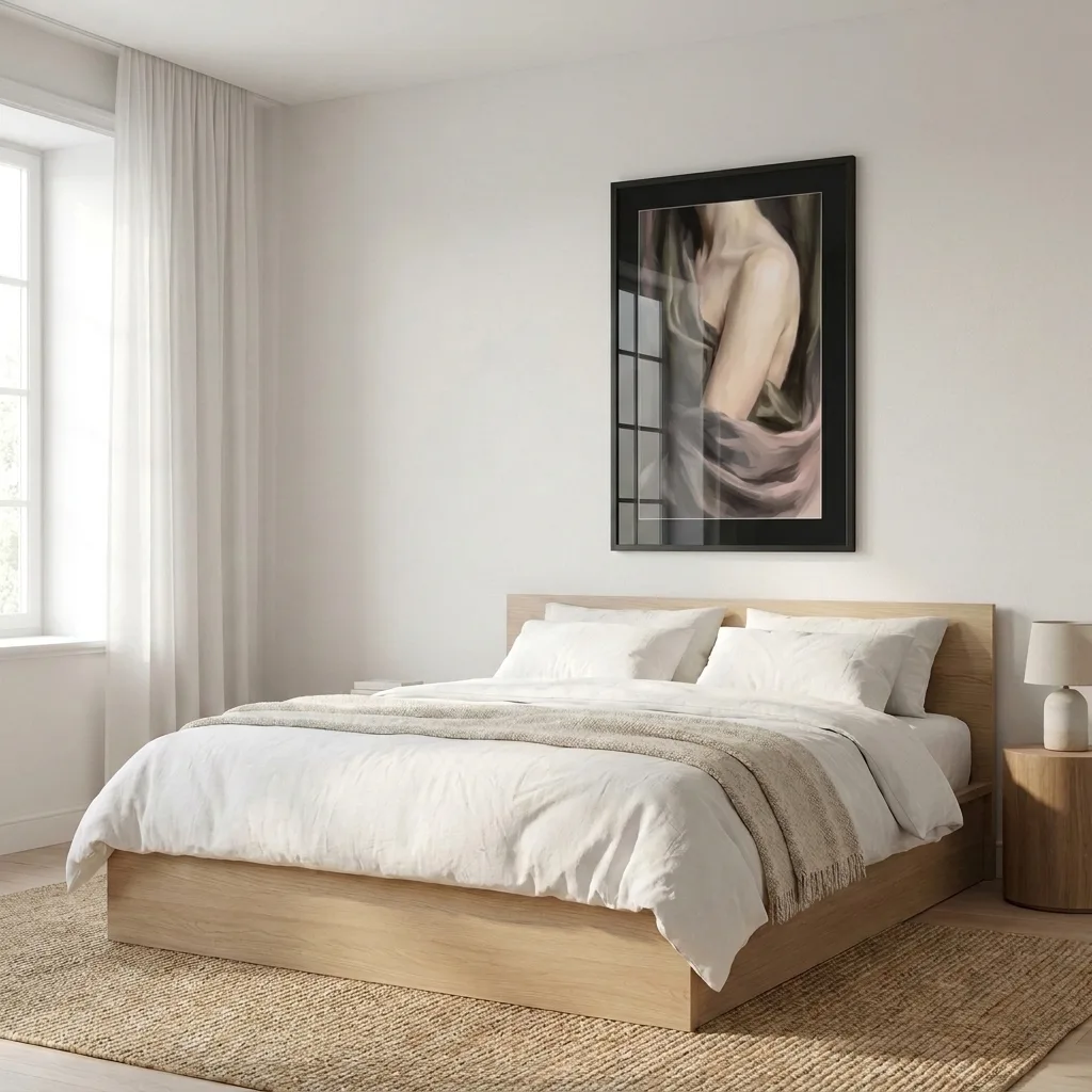 Skin and shadow — in a room