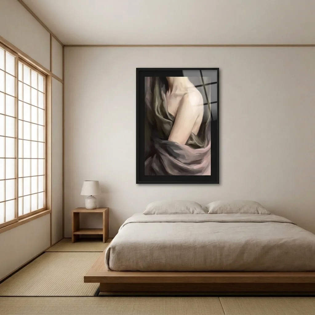 Skin and shadow — in a room