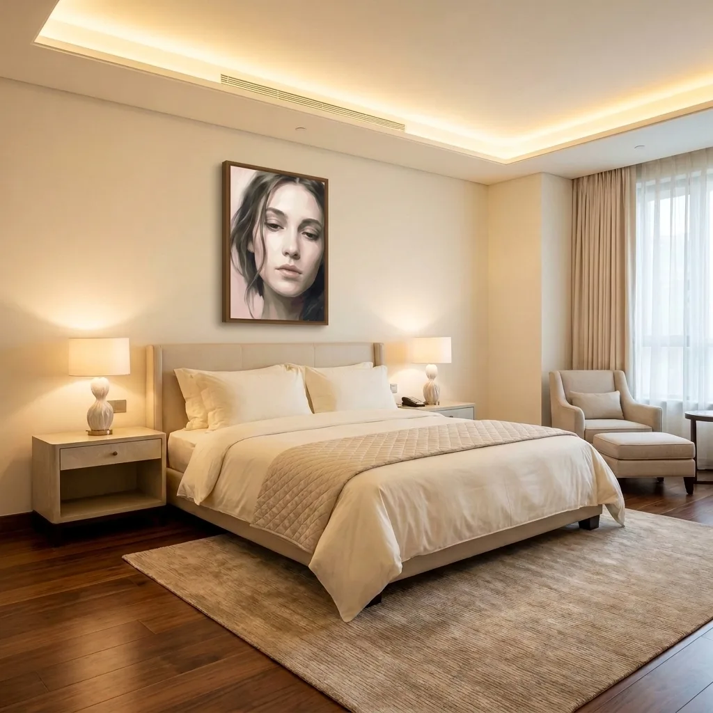 The Quiet Gaze — in a room