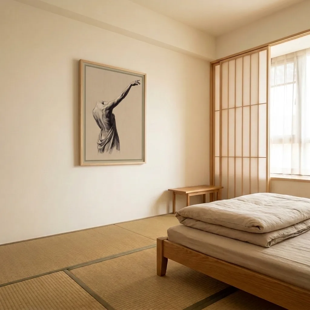 Studie einer Geste — im Interieur
