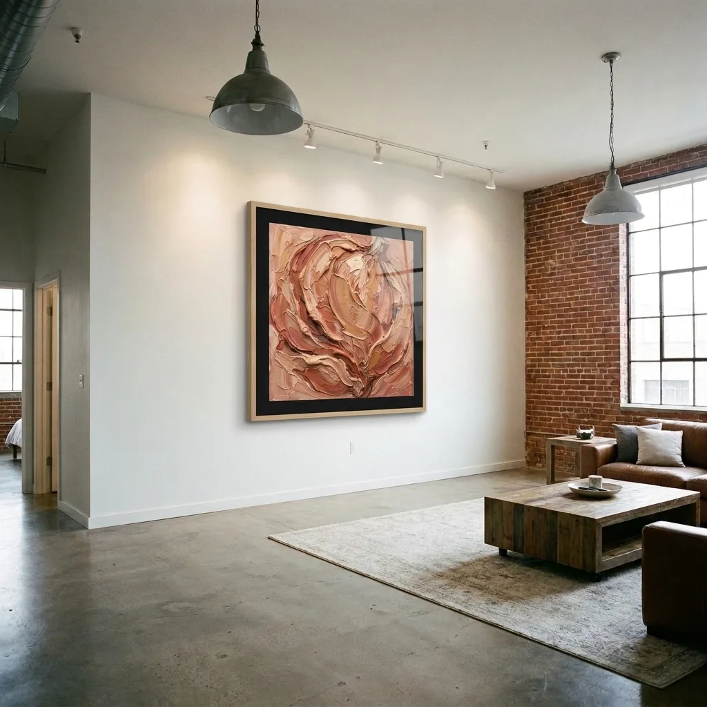 Structural Flower — in a room