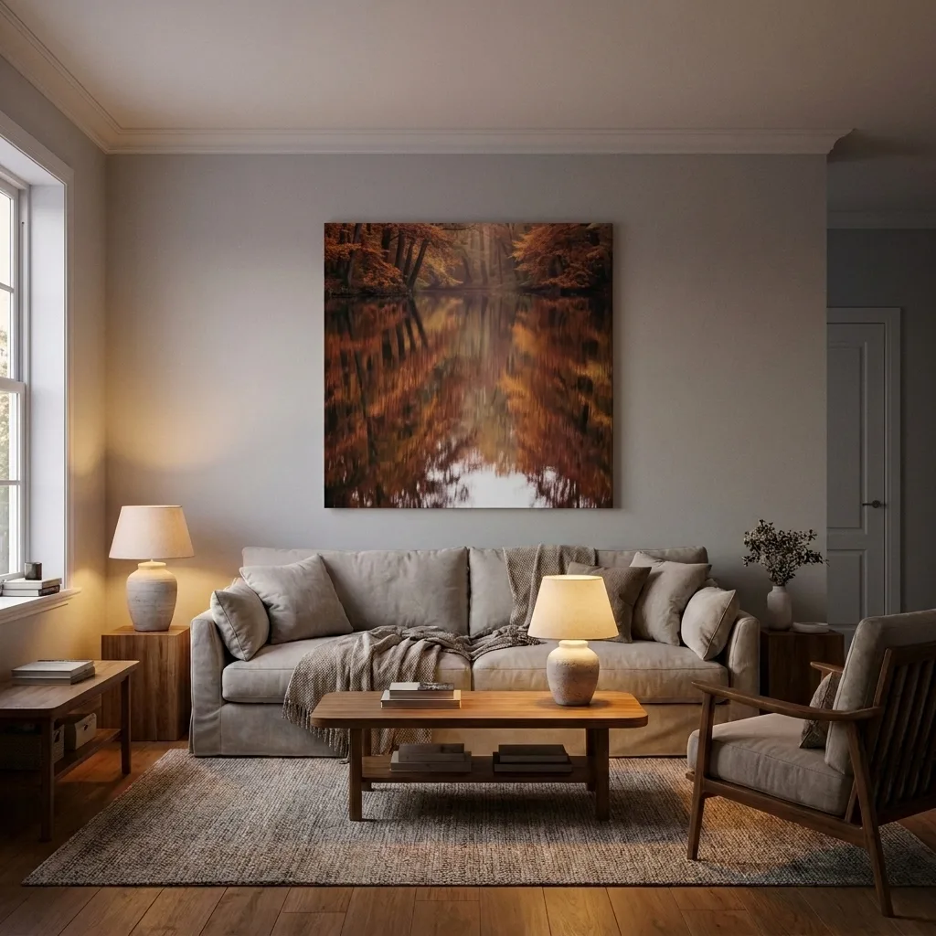 Autumn Surface — in a room