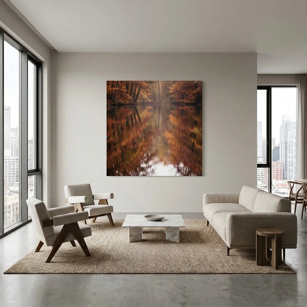 Autumn Surface — in a room