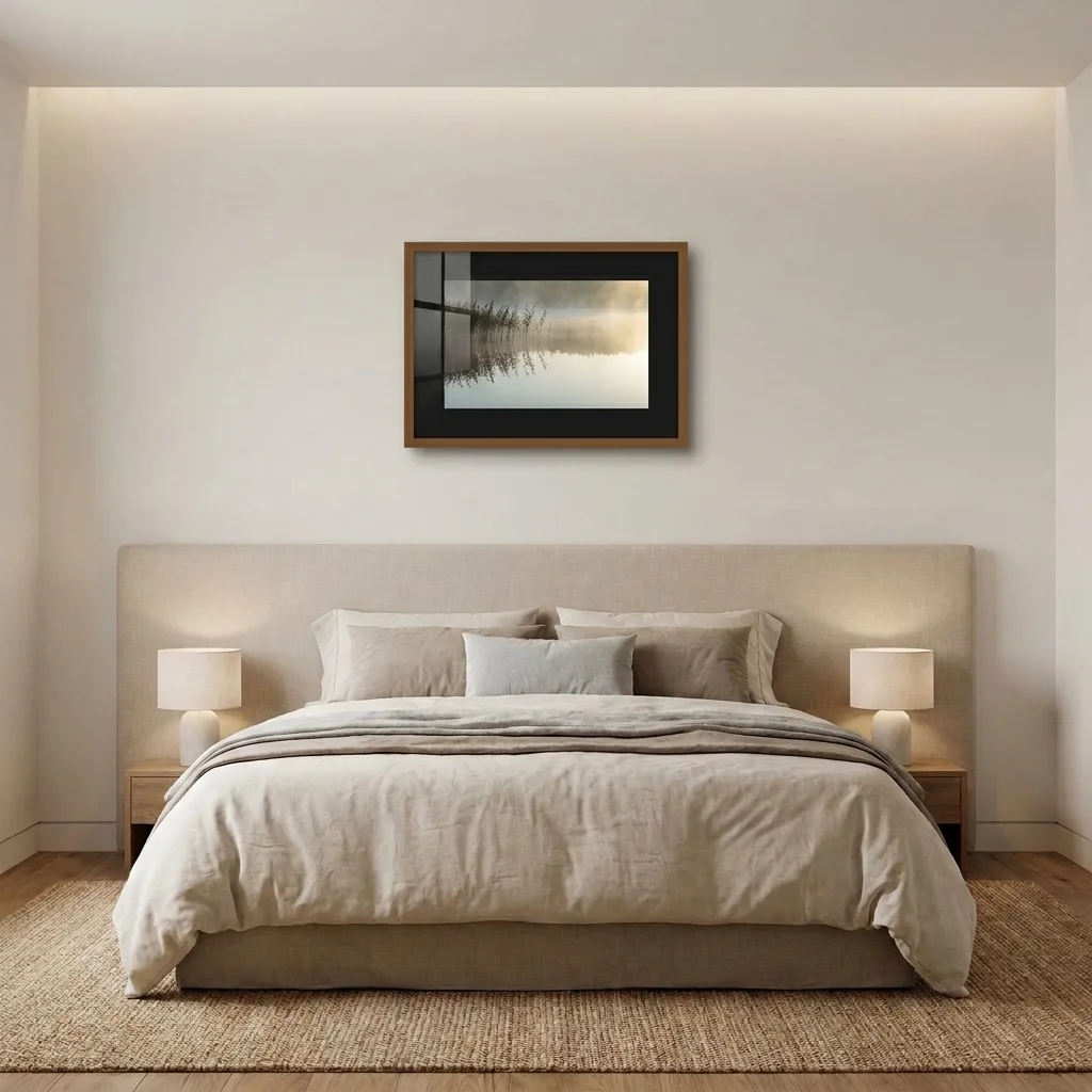 Dunstiger Morgen — im Interieur