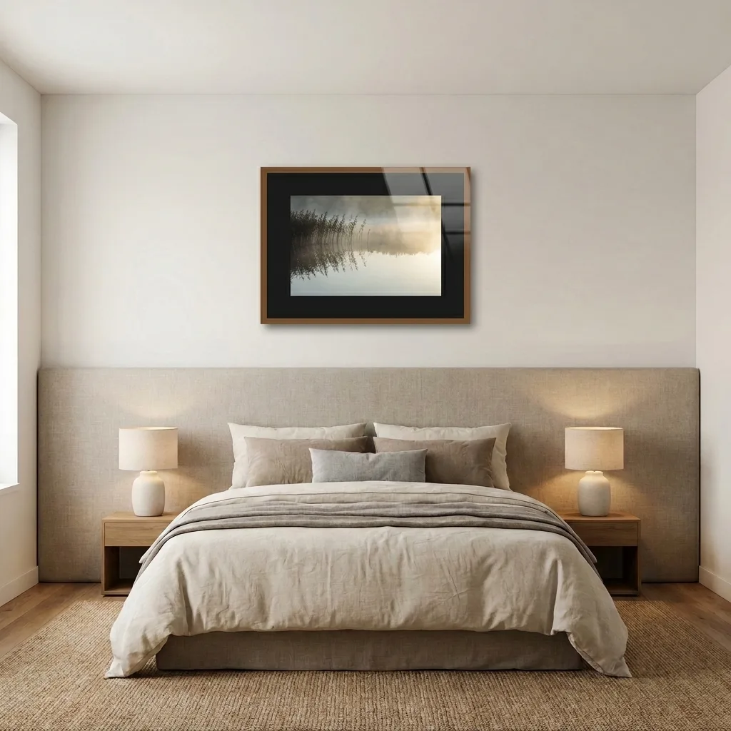 Dunstiger Morgen — im Interieur
