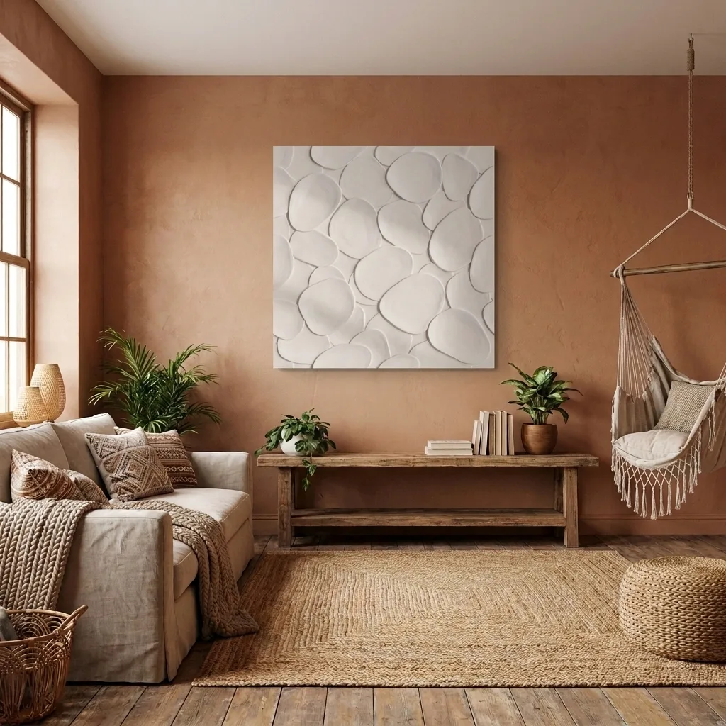 Cream Stones — in a room