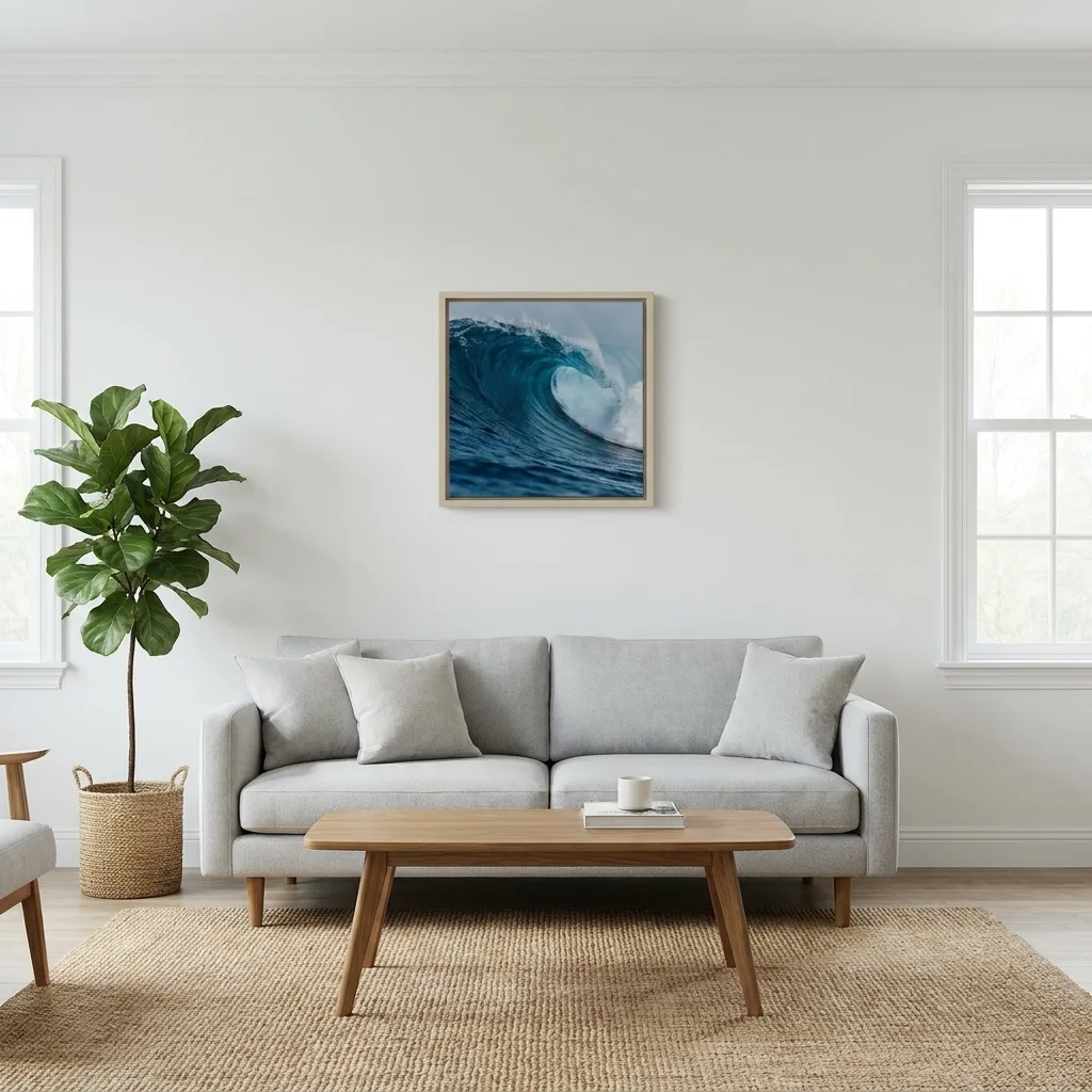 Smaragdgrüne Welle — im Interieur