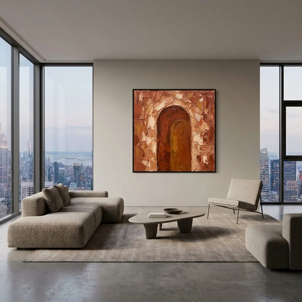 Tuscan Arch — in a room
