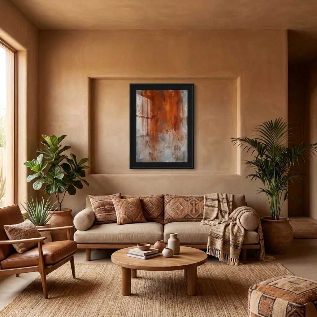 Burning Ochre — in a room