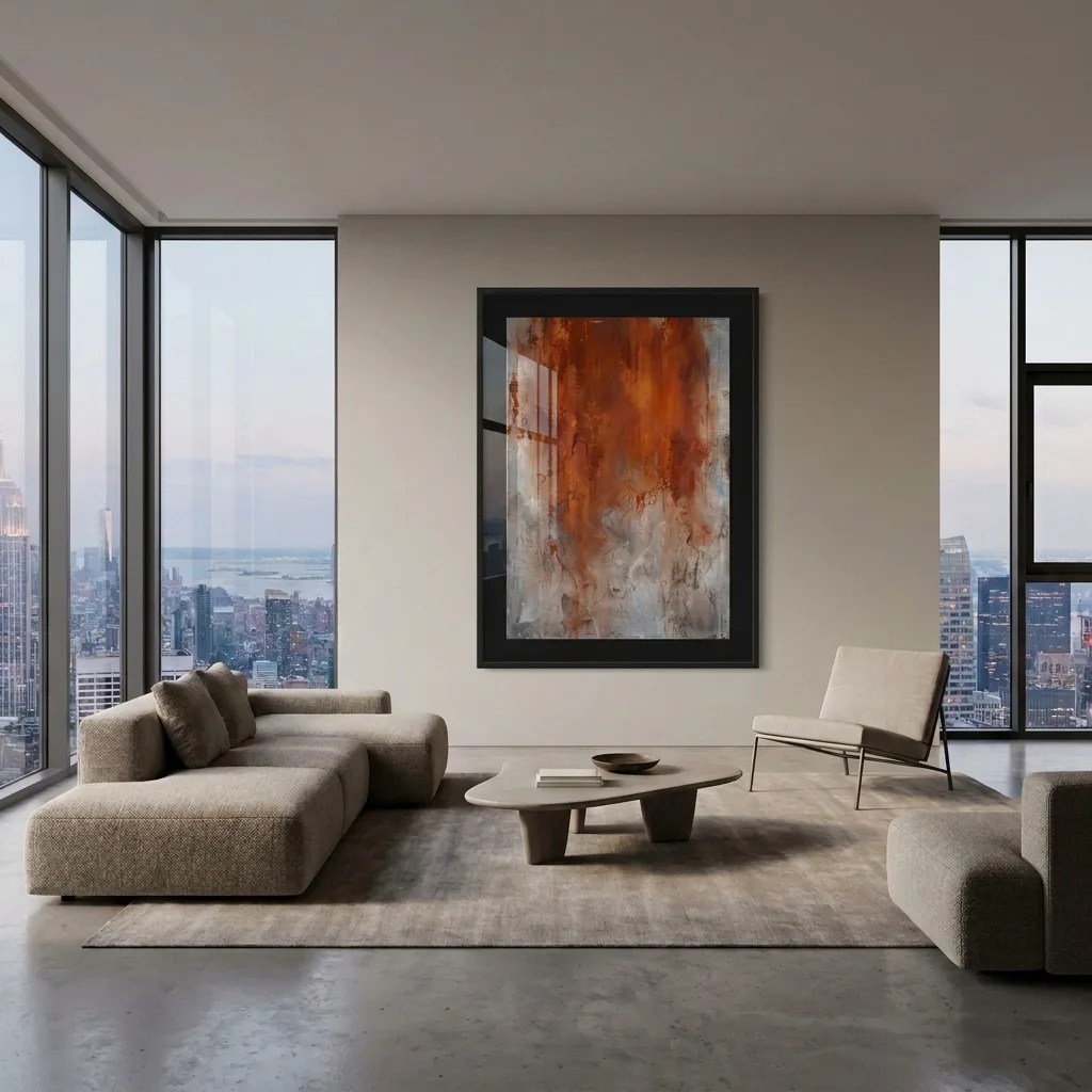 Burning Ochre — in a room